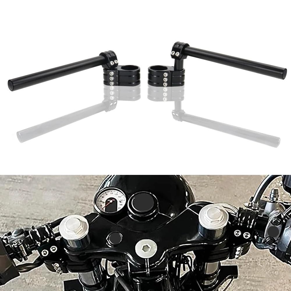 Moto Pontet Réhausseur Guidon Rehausseur de guidon universel pour guidons bracelets moto réglables 37 mm, 41, 43, 50, 53 et 55