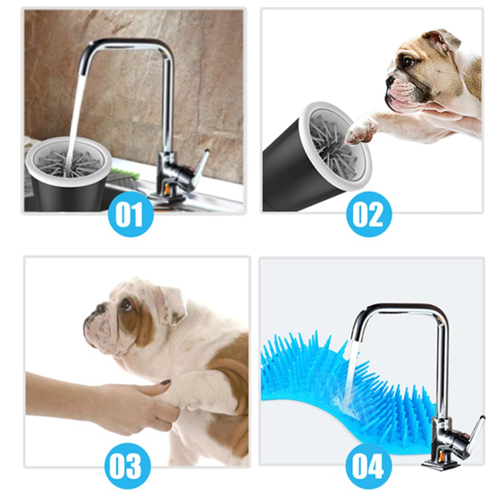 Tasse De Nettoyage Laver Rapidement USB Charge à Faible Bruit Chien Chat Pet Pied Laveuse Patte Nettoyant Automatique électrique Portable Maison