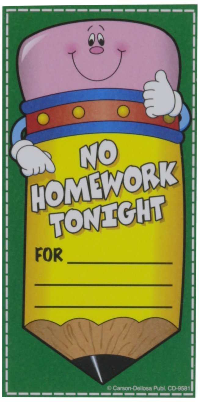 Carson Dellosa Education No Homework Pencil Coupon (9581)