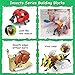 KAZI Bugs Building Toy Set,Insect Collection Building Blocks Including 8 Different Bug,STEM Toys for Kids Age 8 and Up,Play and Display Gift Idea for Boys & Girls,Ideal Gifts for Birthday Valentines