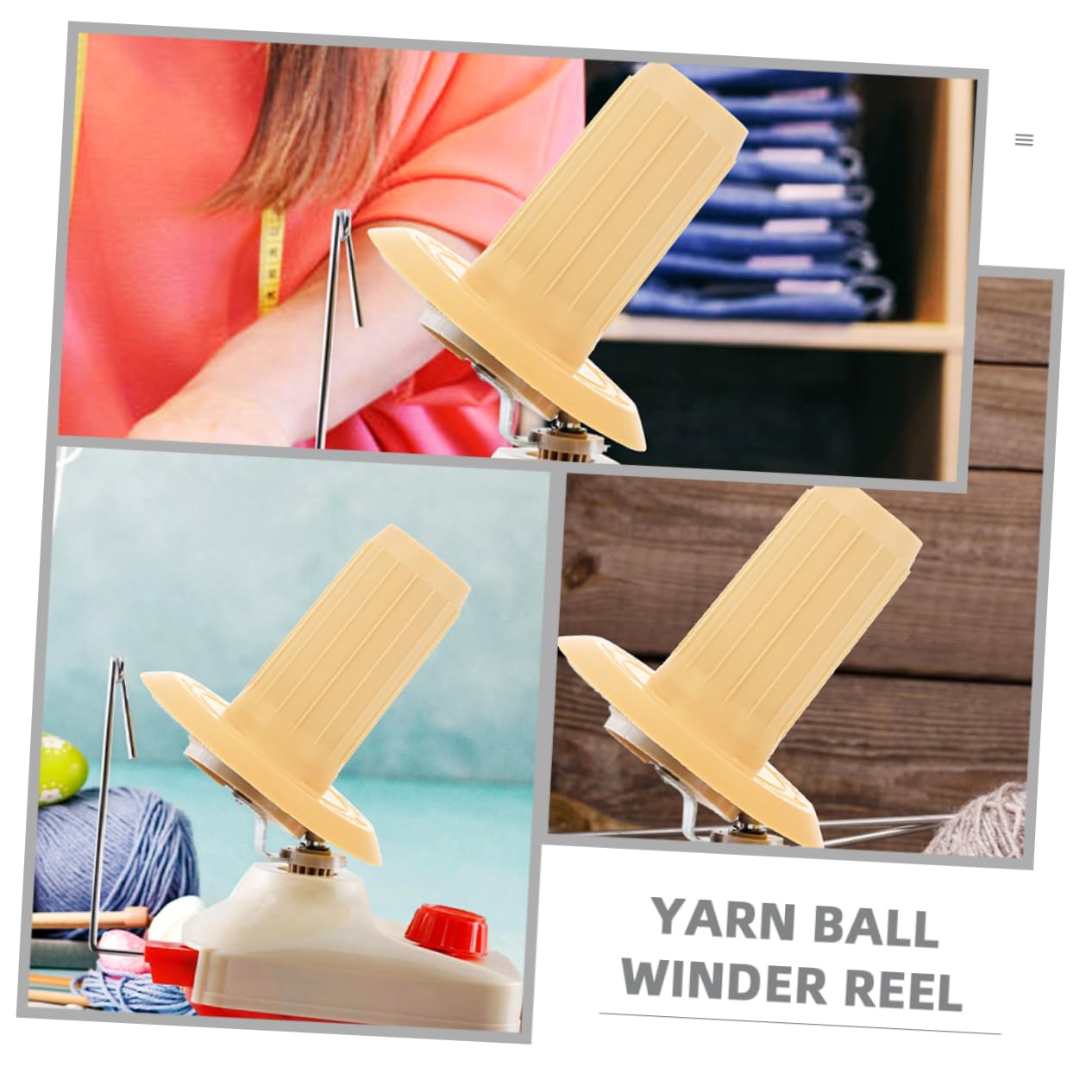 DIYEAH Wollwickler Set - 2 Handwickler Für Garn & Wolle