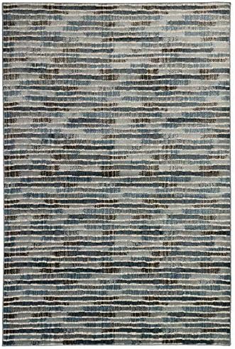 Liora Manne Soho Stripe Indoor Rug Blue 39"X59"