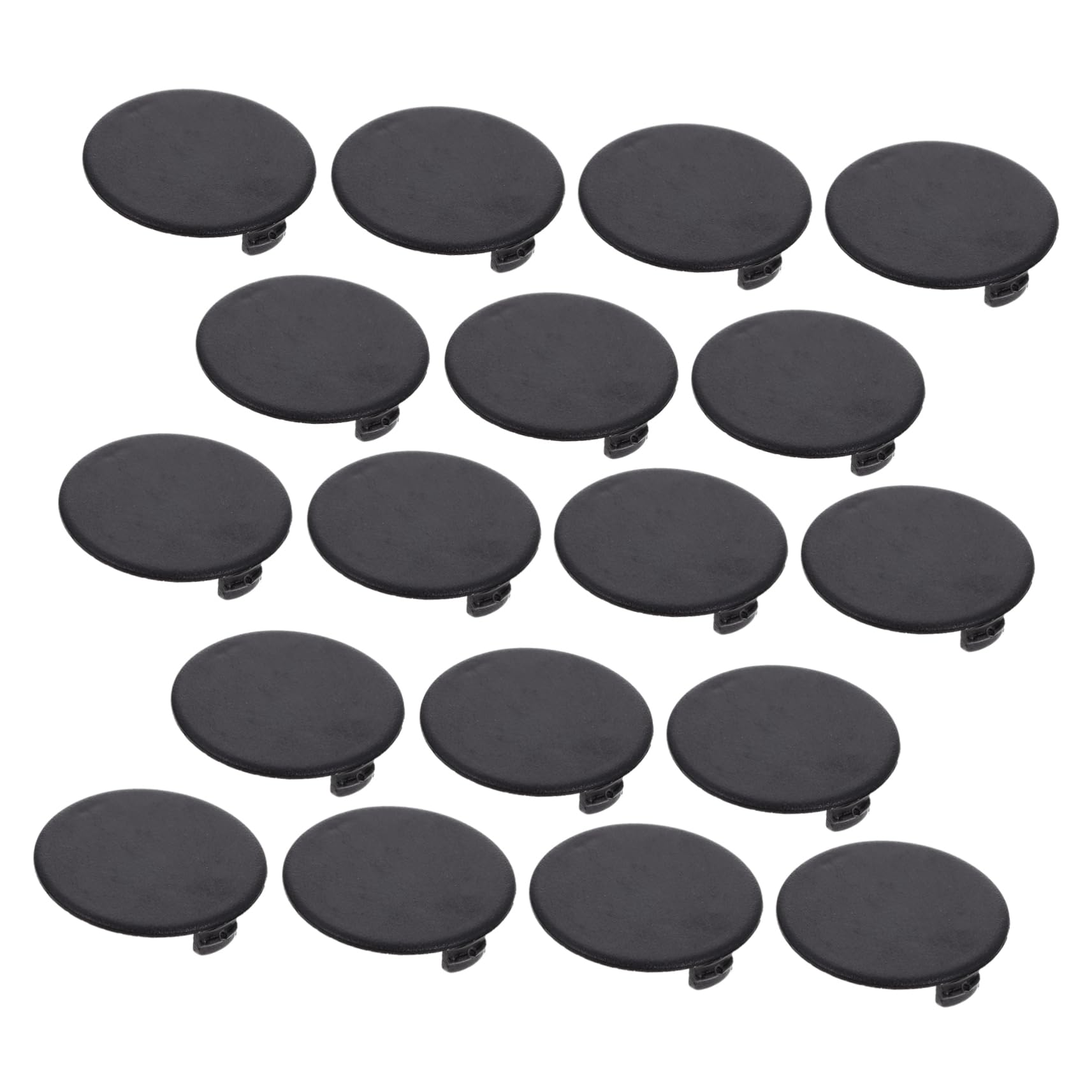 Veemoon 20Pcs Round Piggy Bank Stoppers Plastic Bottom Covers for Saving Boxes Lightweight and Reusable Plugs to Prevent Coin Loss Smooth Edges for Safe Use for Storage