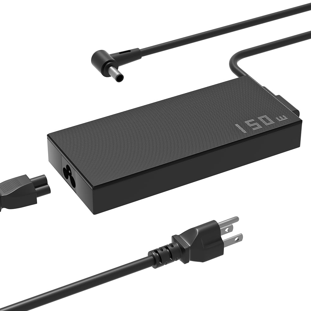 HSXIRQA 150W AC Charger Fit for Asus ROG Strix G G512LI G531 G531GD G531GT GL531 GL531GT G731 G731GT ROG Strix G15 G17 G713IH G513IH TUF Gaming A17 A15 FX95D FX95G FA706 FA506 Laptop A18-150P1 A B