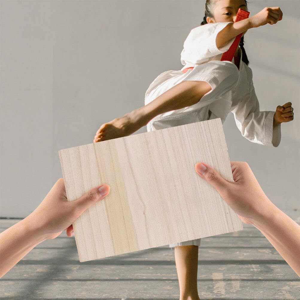 HANABASS Beginner's Practice Board Wooden Punching Board for Taekwondo Karate Training