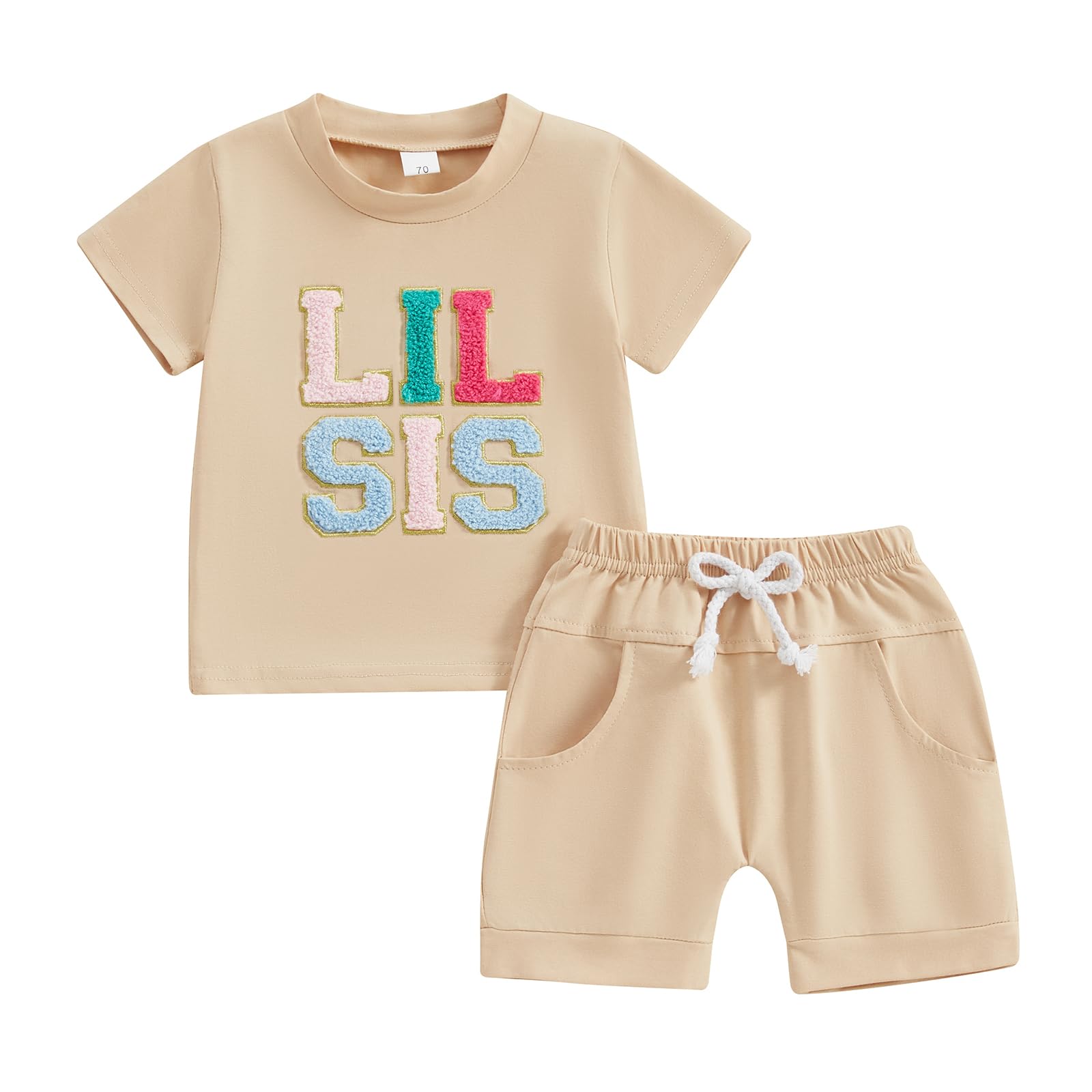 FIOMVA Baby Girl Easter Outfit Toddler T Shirt Shorts 2pcs Set Infant Bunny Matching Suit Newborn Boy Summer Clothes