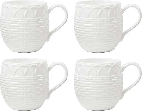 Lenox 895310 Wicker Creek Mugs, Set Of 4