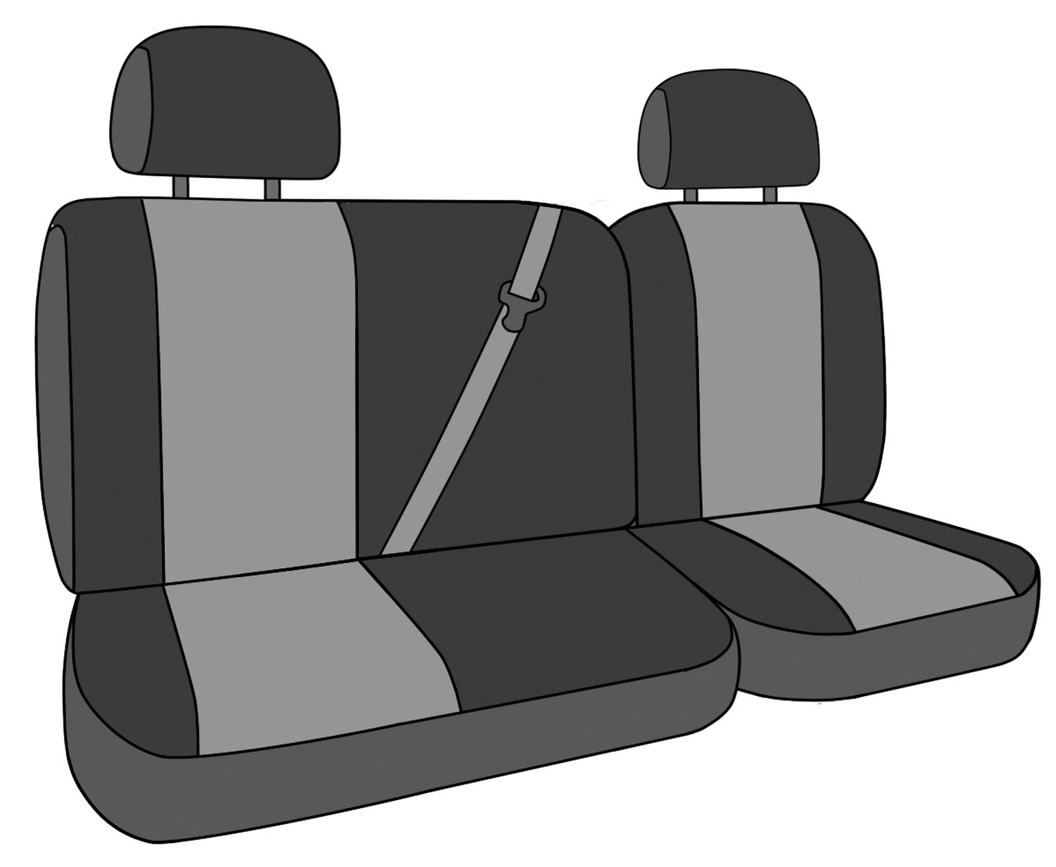 Amazon | CalTrend リア40/60 分割ベンチ カスタムフィットシート