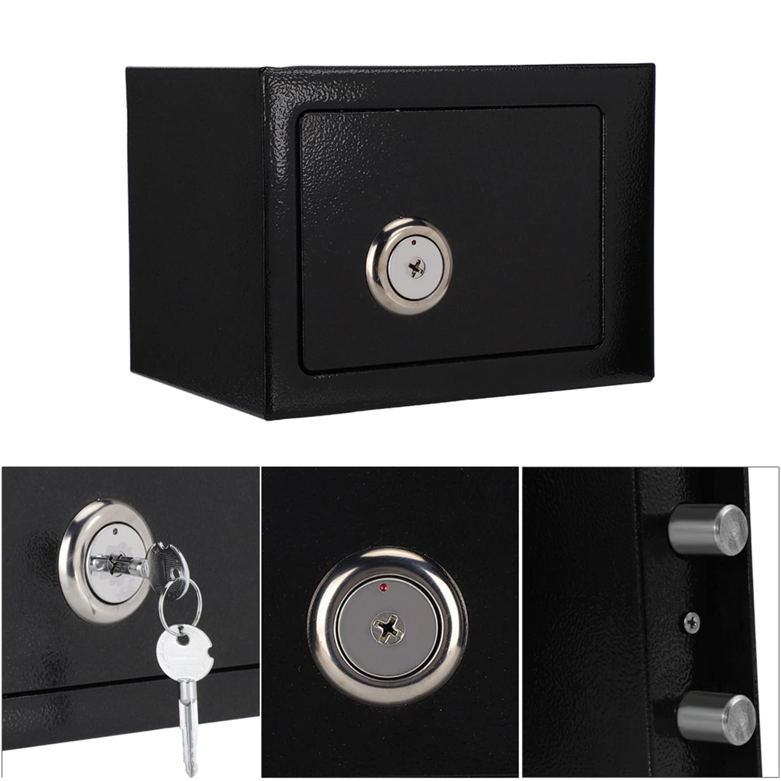 avec Cl s Ignifuges Coffre fort en Acier Haute S curit 15 L Verrouillage M canique Sans Batterie Id al pour Maison et Bureau Feu 30 min