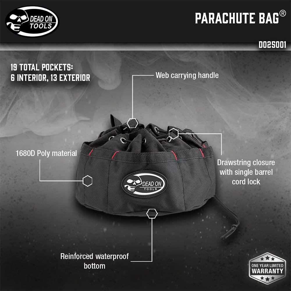 Dead On Parachute Tool Bag - Black -2
