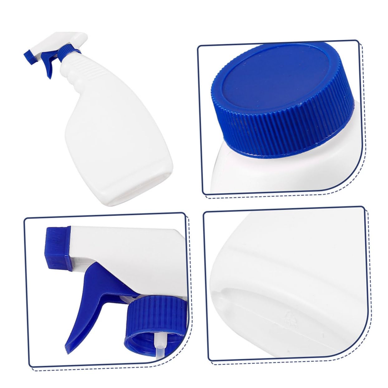 8pièces Bouteille De Pulvérisation Vide Vaporisateur Plastique Pour Nettoyage