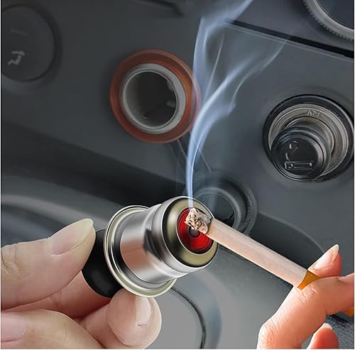 Miniatura 6 de Olivia & Oliver DC 12 V - Encendedor de cigarrillos de automóvil con botón de expulsión, accesorio de repuesto para encendedor de cigarrillos, botón