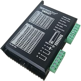 AKAZI Replacement Spare Parts Accessories DM542T CNC Driver 1.0-4.2A 20-50VDC 1/128 -Step Resolutions Compatible with 17 and 23