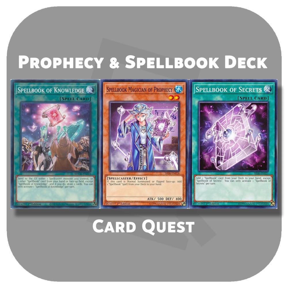 yugioh spellbook prophecy deck of Oh trading and collectible card game (TCG/CCG) Spellbook Prophecy Magician Fate Power