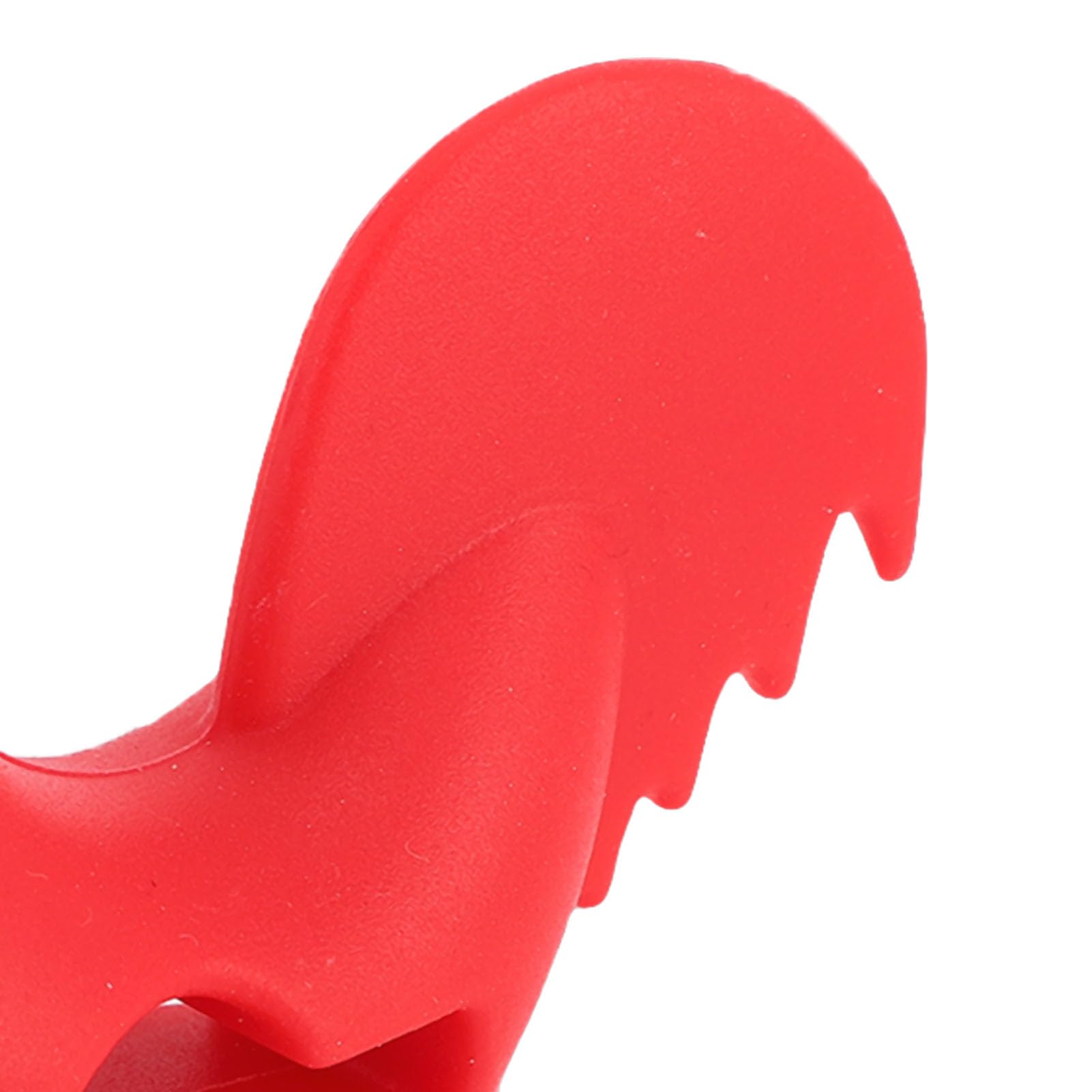 Silicone Rosso Gallo Pentola Clip Cucchiaio Resto Portautensili da Cucina a Prova di Calore Divertente Strumento Decorativo