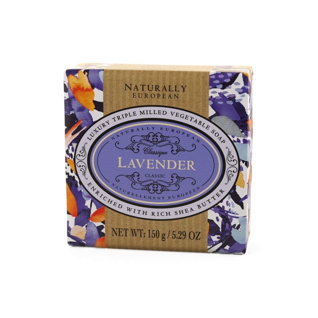 AAA DE AROMAS ARTESANALES DE ANTIGUA Naturally European Fragrance by Somerset Lavender soap bar by somerset, 5.29 Fl Oz