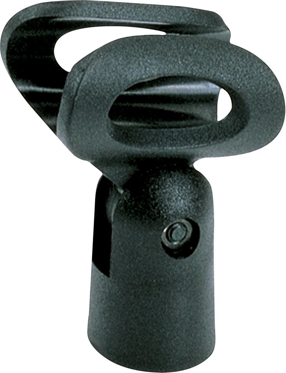 QUIK LOK - MP/892 Kleiner flexibler Mikrofonhalter, professioneller kleiner Mikrofonhalter mit flexiblem Clip, geeignet für Panorama-Kondensatormikrofone, Farbe Schwarz