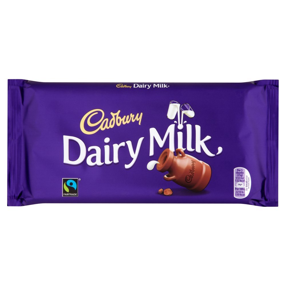 Cadbury Dairy Milk Chocolate Bar, 200g
