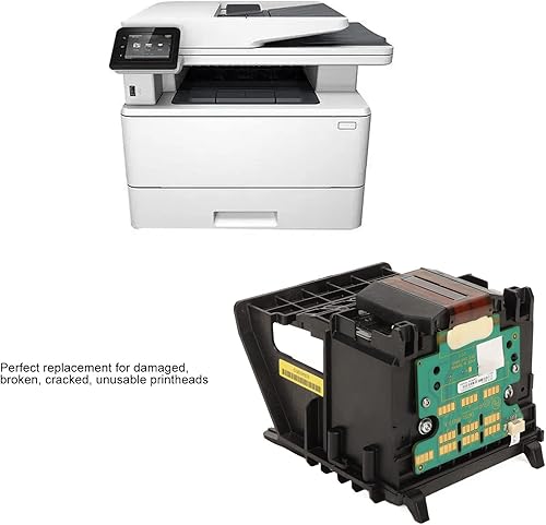 Miniatura 3 de Asixxsix Cabezal de impresión para HP Officejet Pro 8100 8600 8610 8620 8630 8625 8700 276DW, piezas de repuesto de cabezal de impresión (cian,