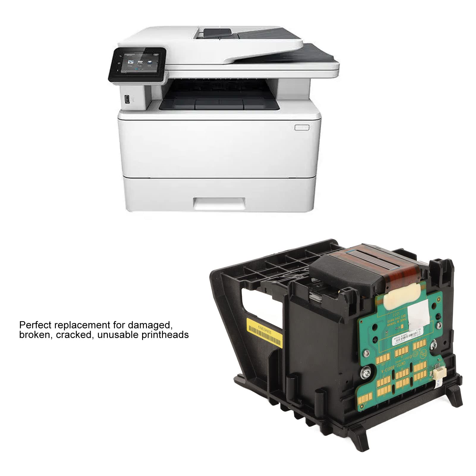 Tête D'impression HP Officejet Pro 8620 - Deux Pièces, Probablement Défectueuse - Pour Pièces