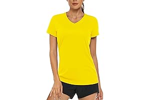 COMSUN Women's UV Sun Protection Short Sleeve Shirts Athletic Quick Dry Performance...