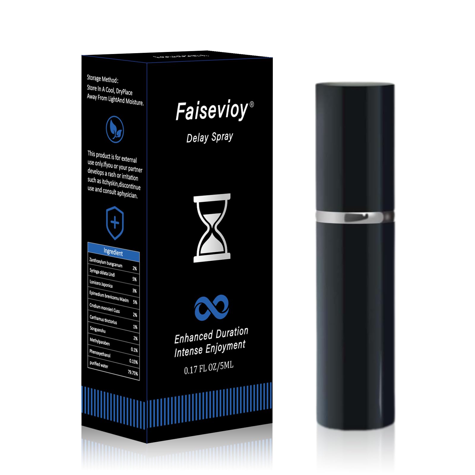 Spray désensibilisant retardant pour hommes, cliniquement prouvé pour vous aider à prolonger vos performances au lit - Spray retardant, 5 ml