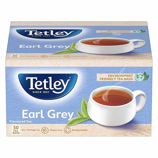 Earl Grey, Flavoured Tea, Rich Assam Blend, 50 Tea Bags, 100g (2gx50)