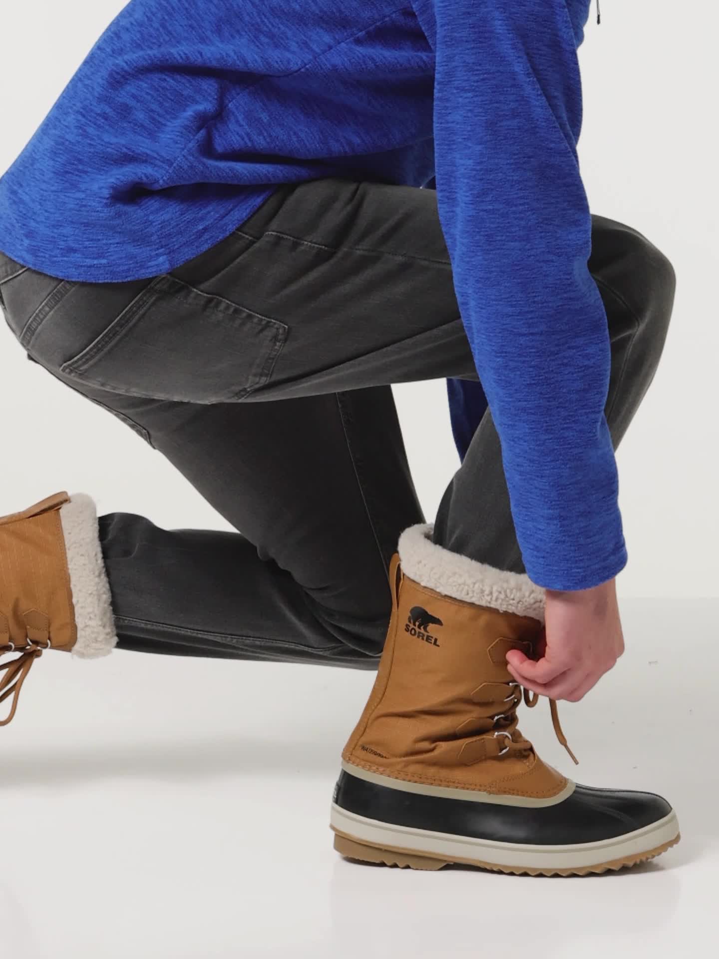 Amazon.com | Sorel Men's Winter Boots, Black Ancient Fossil