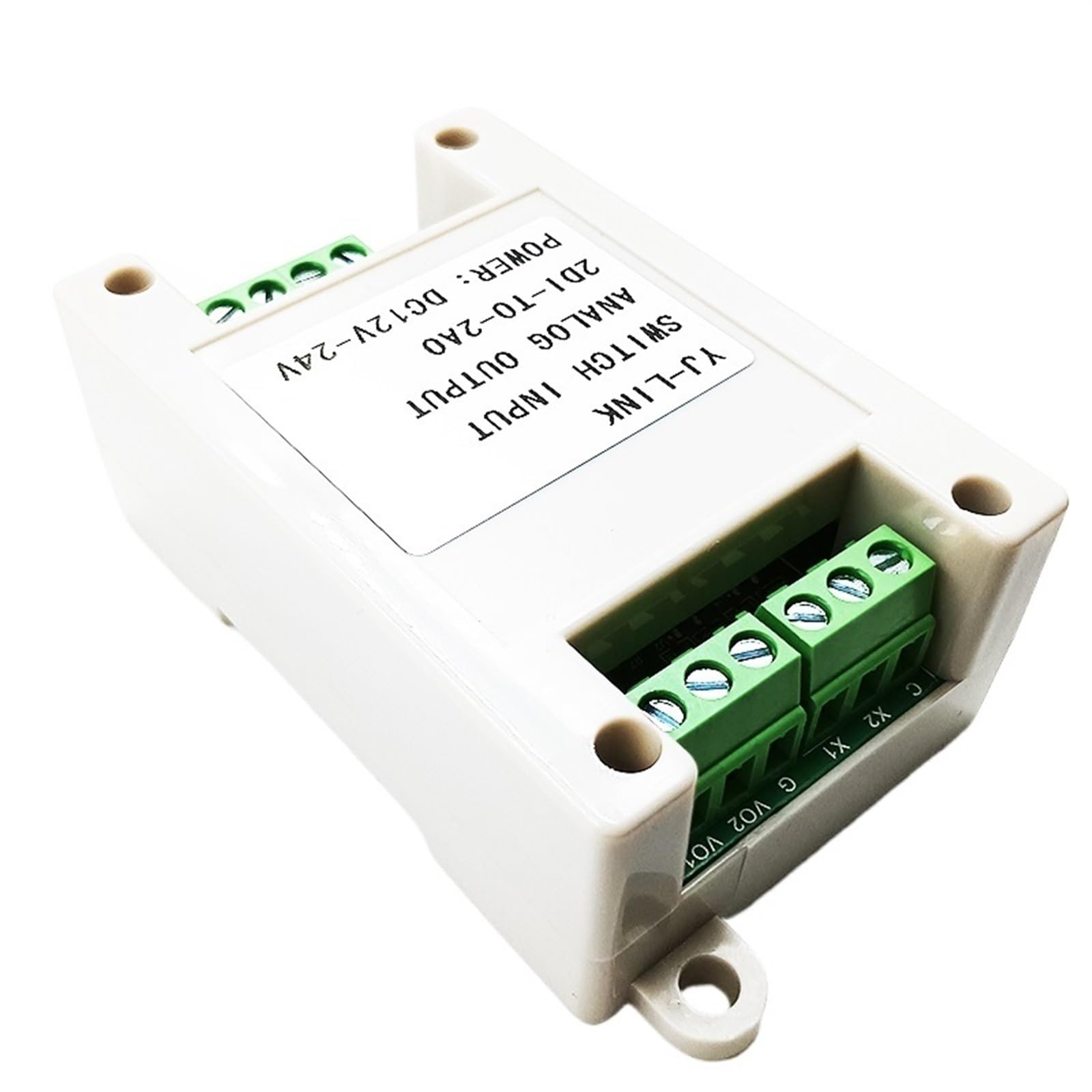 COKYIS Segnale di commutazione a 2 canali su Tensione 0-10 V/Ingresso di commutazione a 2 canali, Uscita analogica/di al modulo AO