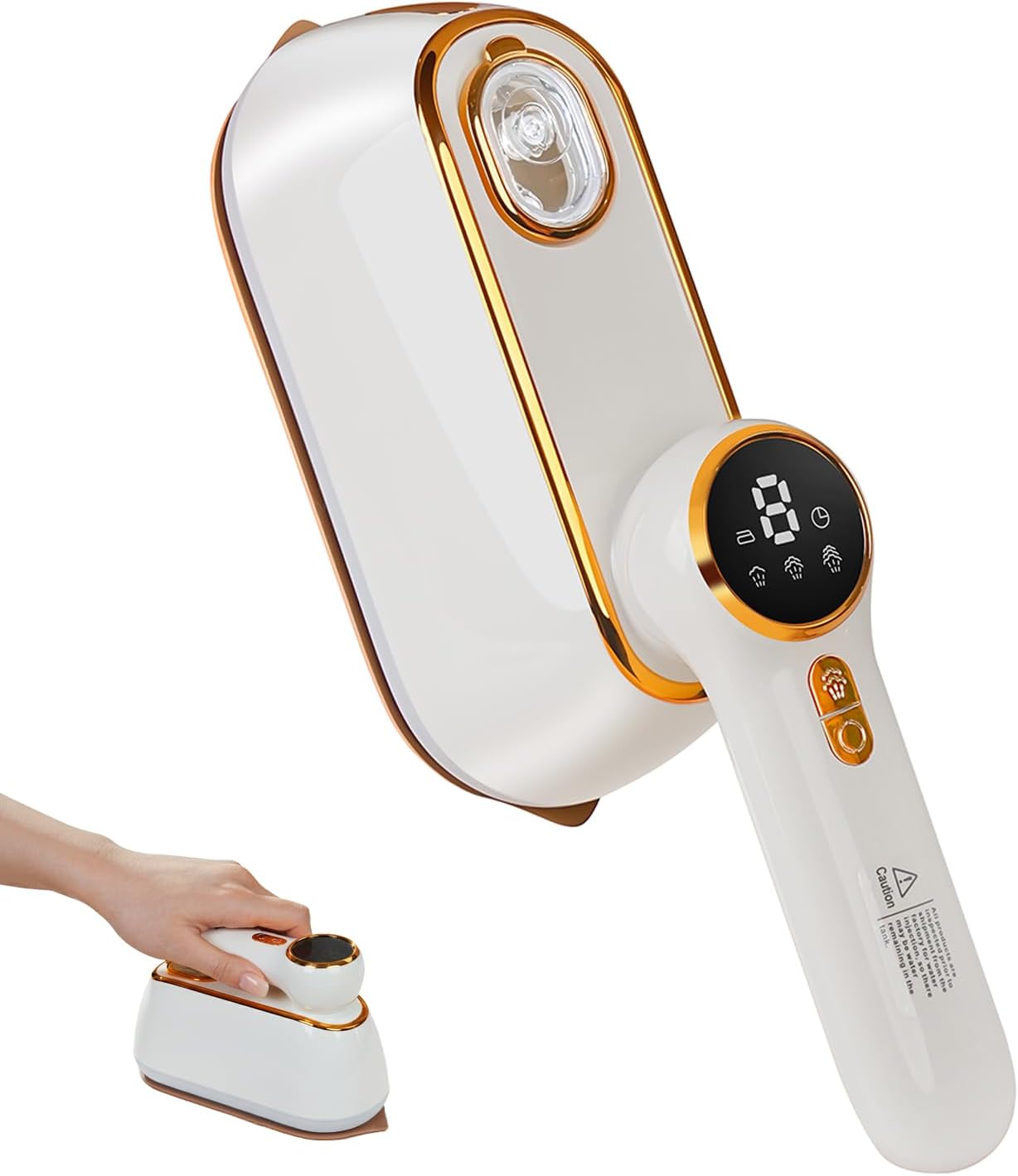 Travel Steamer & Iron for Clothes – Handheld Clothing Steamer, 10s Fast Heating, 4 Modes, LCD Display, 180° Swivel Handle, Garment Steam Wrinkle Remover 2-in-1 for Home and Business Travel Steamer & Iron for Clothes – Handheld Clothing Steamer, 10s Fast Heating, 4 Modes, LCD Display, 180° Swivel Handle, Garment Steam Wrinkle Remover 2-in-1 for Home and Business