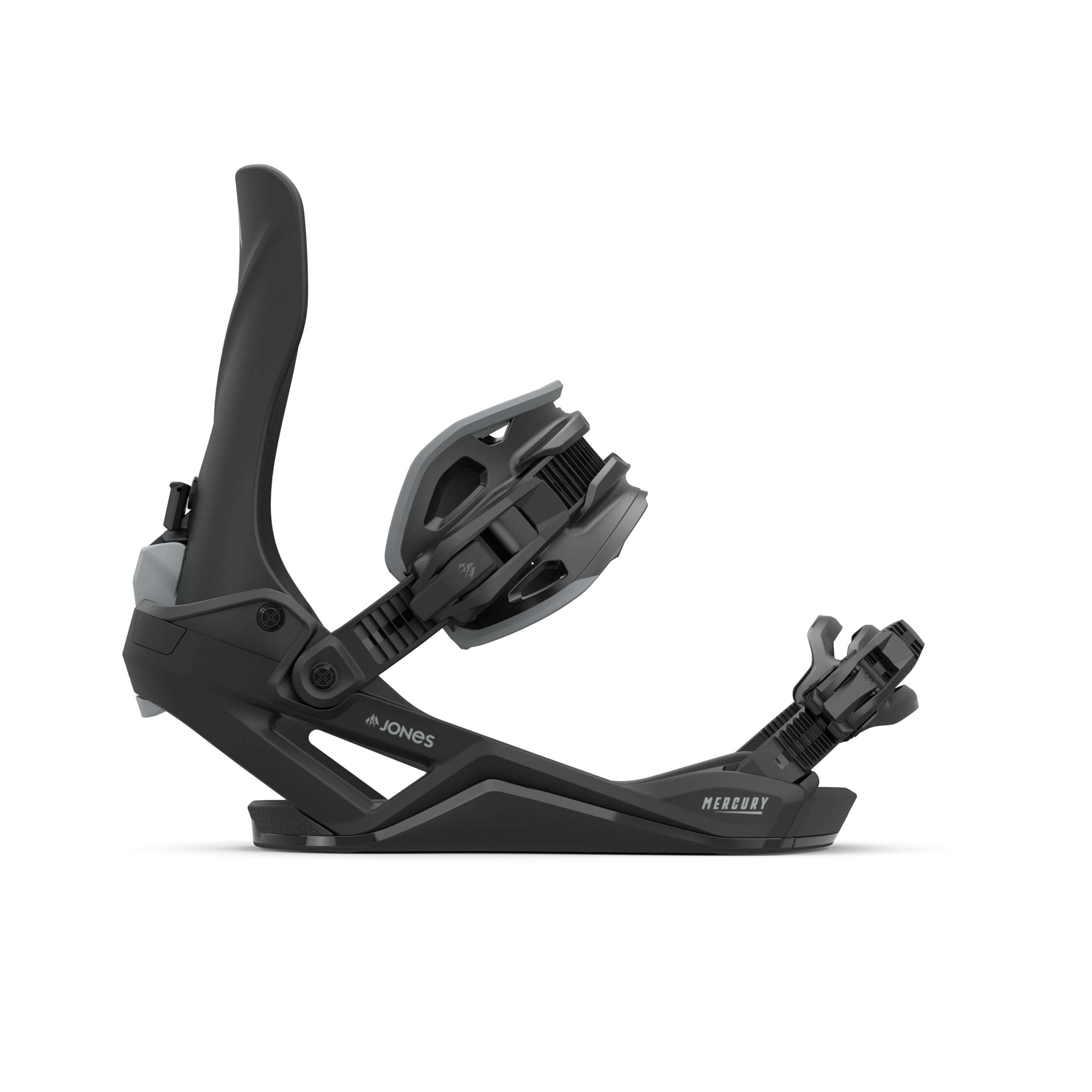 JONES - Fixation de Snowboard Mercury All-Mountain et Freeride avec SKATETECH, réactive et Confortable