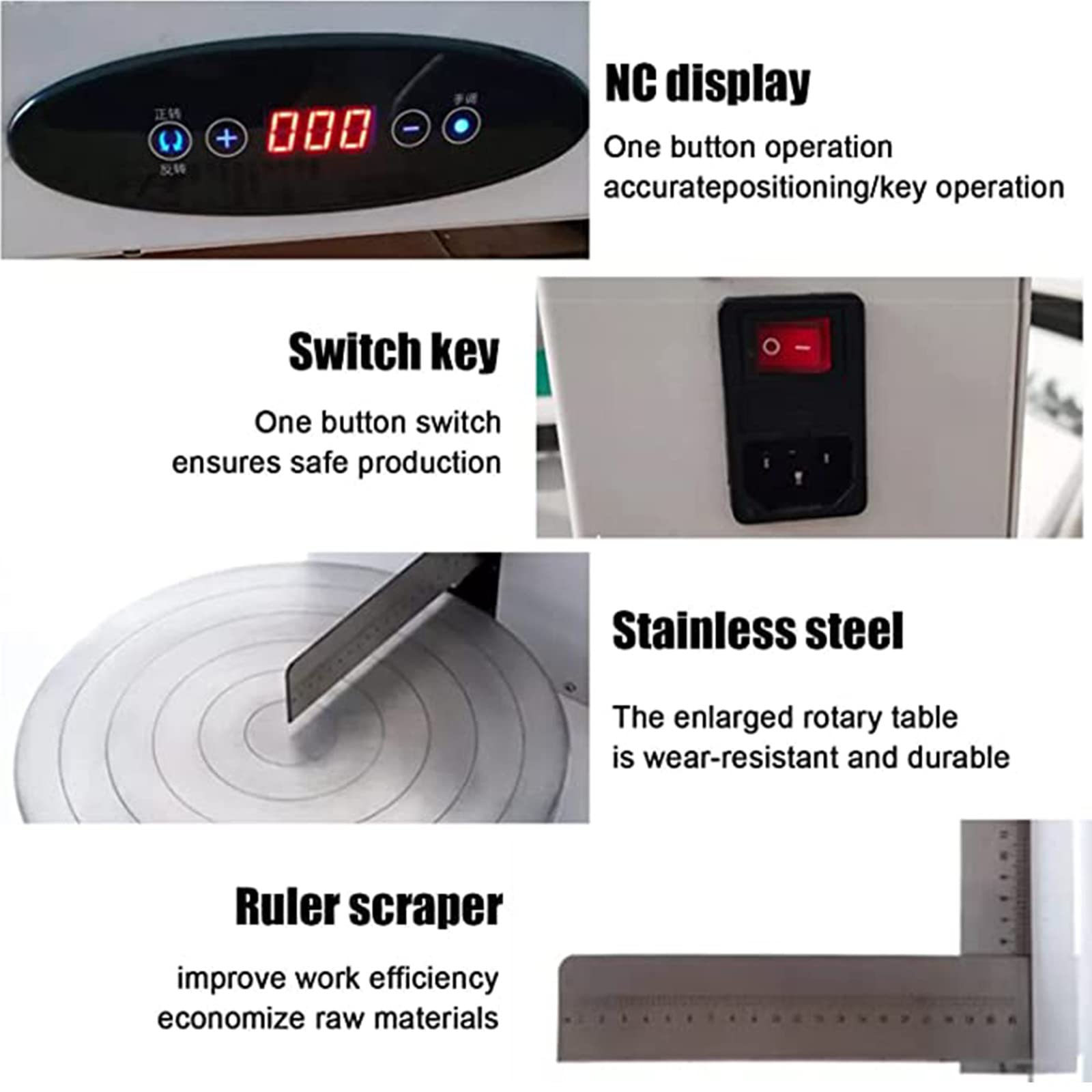 Backen Geburtstag Kuchen Werkzeuge Runde Kuchen Creme Streuen Beschichtung Füllmaschine Kuchen Brot Creme Dekoration Streuer Glättmaschine 220V