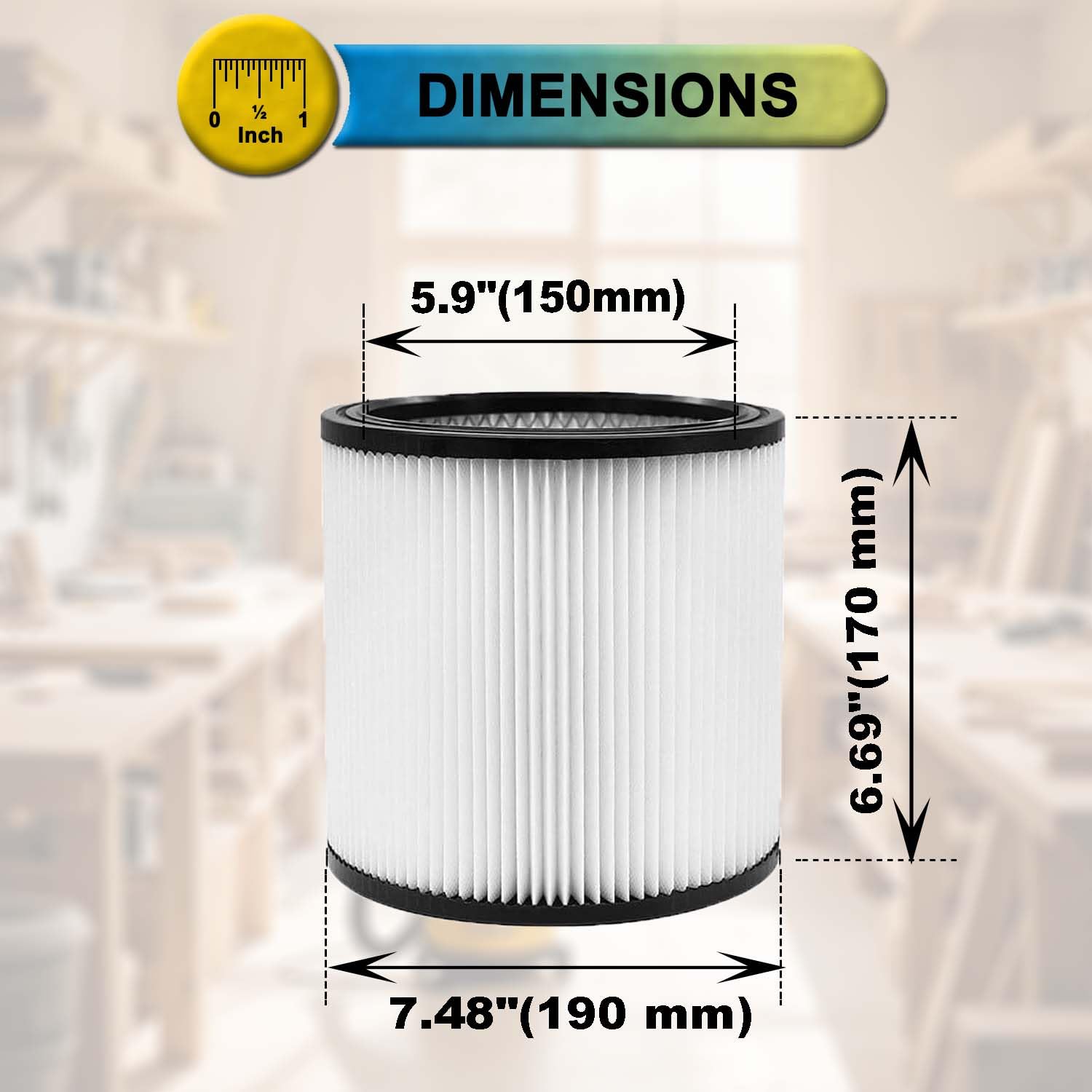 STANLEYカートリッジフィルタ②　08-2566B　２個セット Amazon.com: 2 Pack 08-2566B Cartridge Filter with Lids, compatible