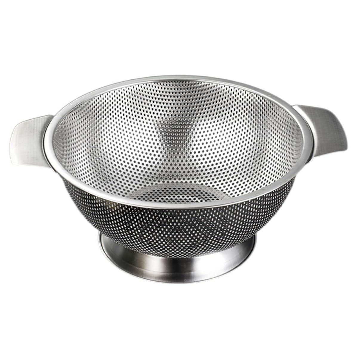 SHINEOFI Colador de Arroz de Acero Inoxidable 255 CM Cesta Escurridora Multifuncional para Lavar Verduras y Frutas Cedazo de Malla Fina para Cocina Doméstica Utensilio de Drenaje