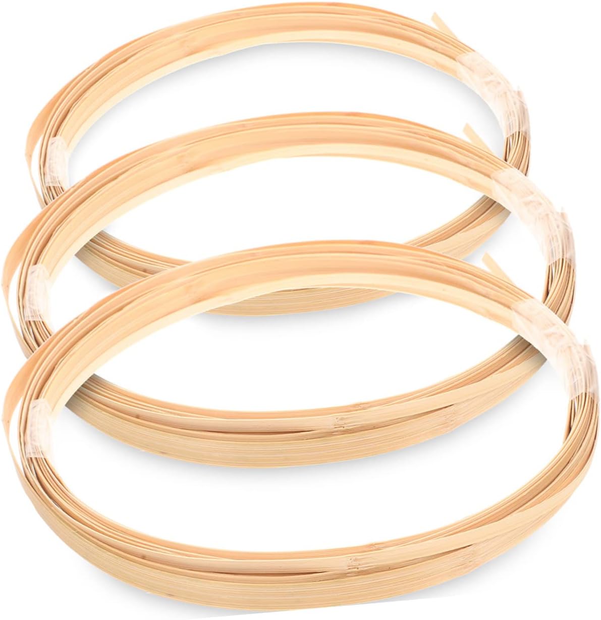 PLAFOPE 3rolls Weaving Strips for Basket Making Supplies Flexible Easy to Clean for Crafting Baskets Furniture Home Decor Total Various Widths