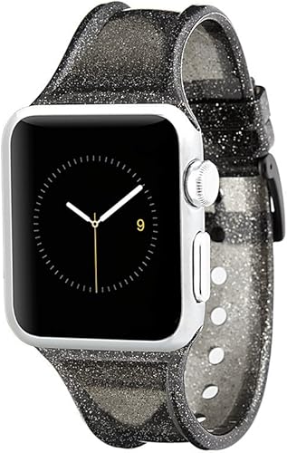 Case-Mate - Correa para Apple Watch  1.654 in -1.732 in  Correa Glam para Apple Watch Series 1, 2, 3, 4, 5  Negro CM033854