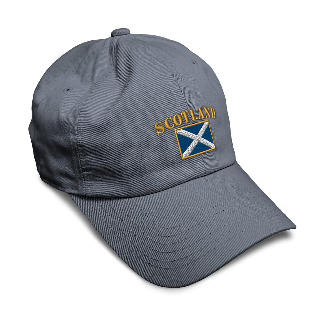 Custom Dad Baseball Cap Scotland Flag Scottish Scot Alba Scotland hat | Embroidered Men & Women Cotton no scotland no party hat scotland hats for men