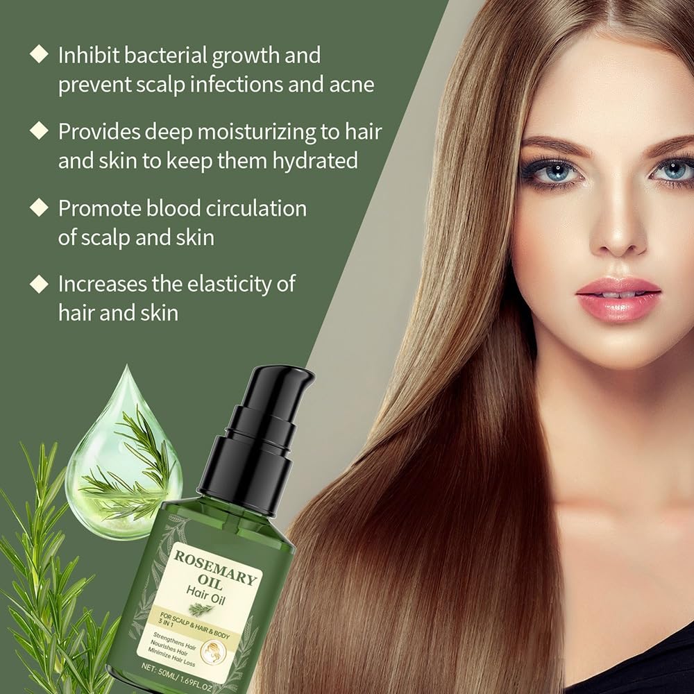 Huile de soin naturelle 3 en 1 for cheveux et corps