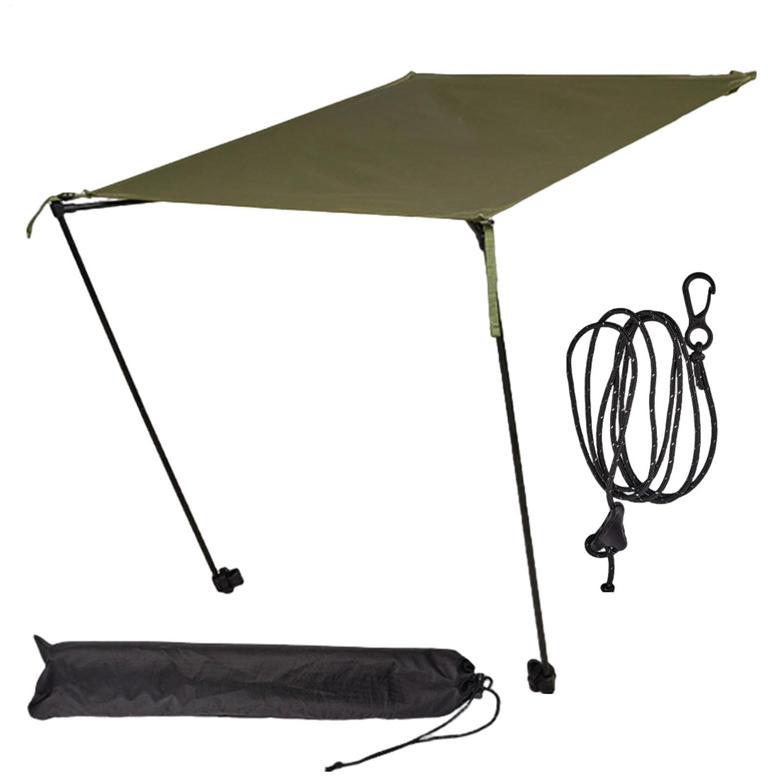 Ombrellone per sedia con morsetto regolabile, portatile, da spiaggia | da viaggio, retrattile, tenda leggera da terrazza, accessorio da spiaggia per campeggio, pesca, escursionismo, viaggi, picnic