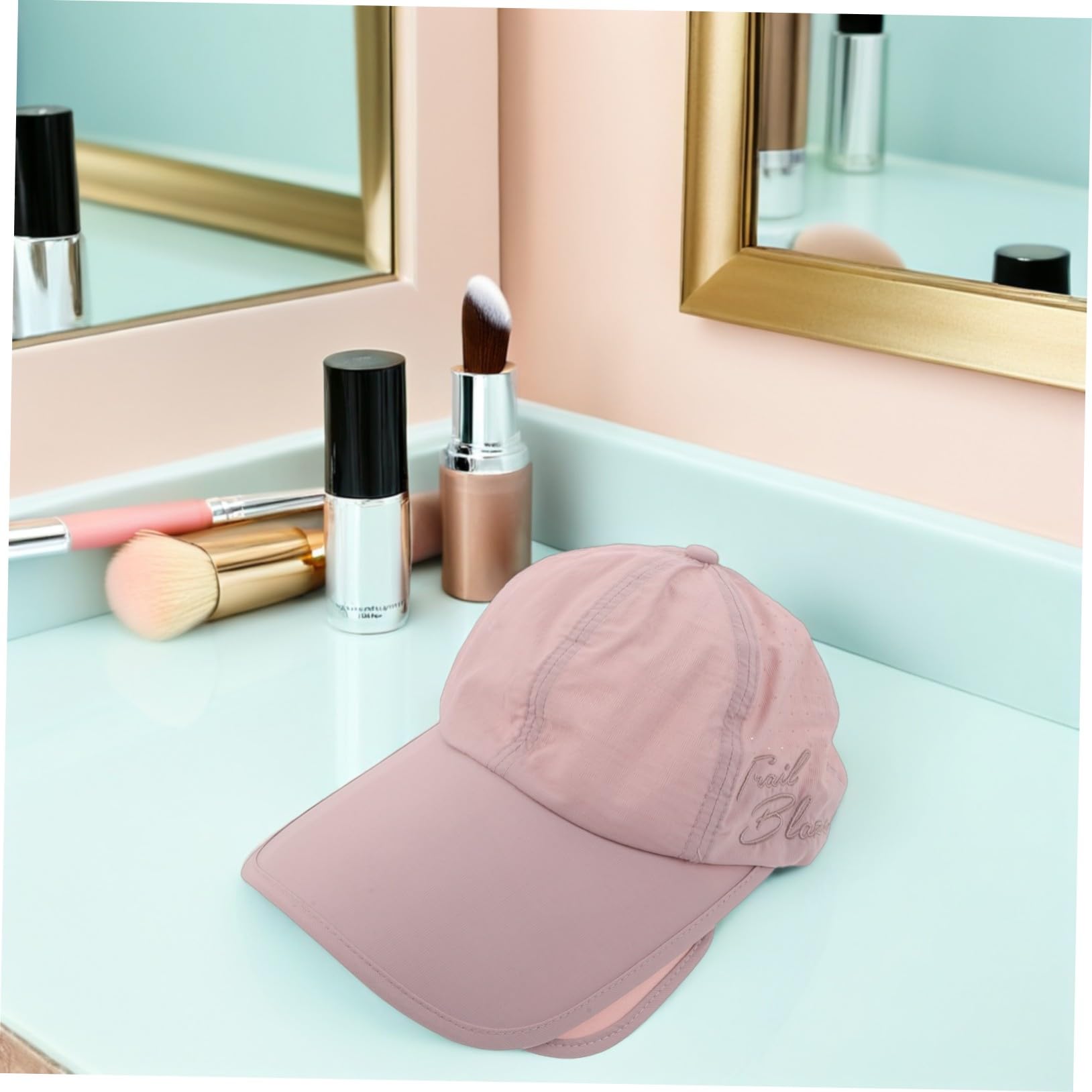 Sombrero Sol al Aire con Protección UV Visera Retráctil y ala Ancha para Deportes de Verano Playa o Golf