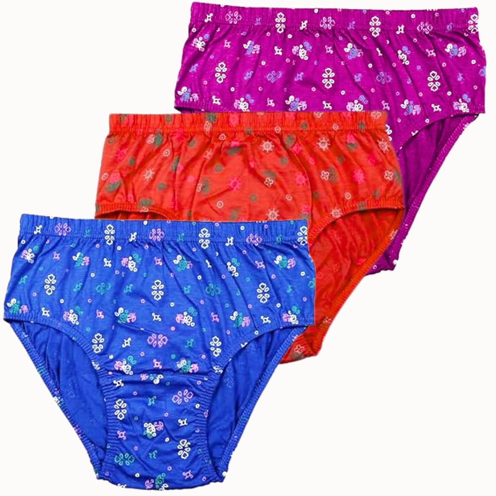 fassify Women's Printed Cotton Brief's|Panties|Super Comfortable|Super Soft & Skin Friendly|Hipster Style|Multicolor - Pack of 3 Pcs-picture-16