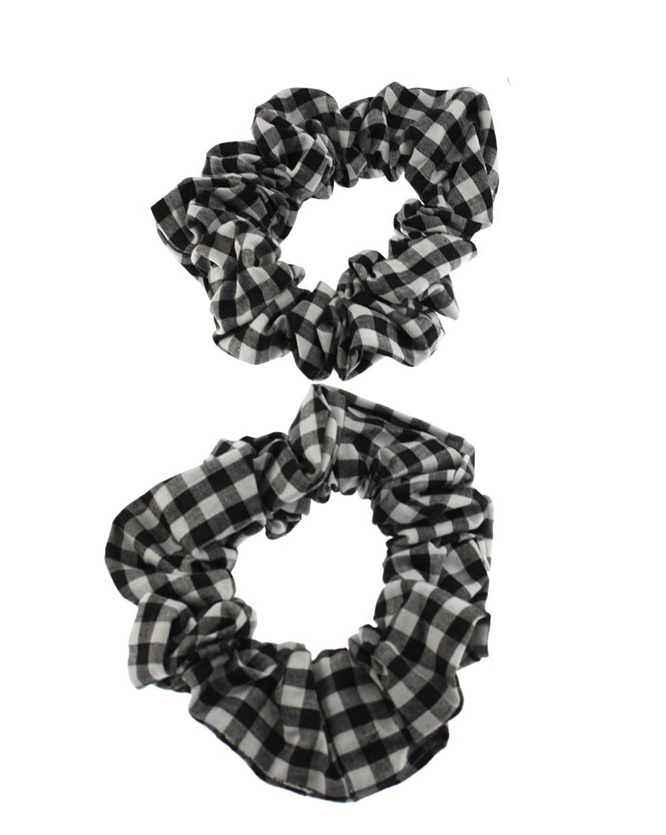 Zac's Alter Ego Set of 2 Gingham Hair Scrunchies