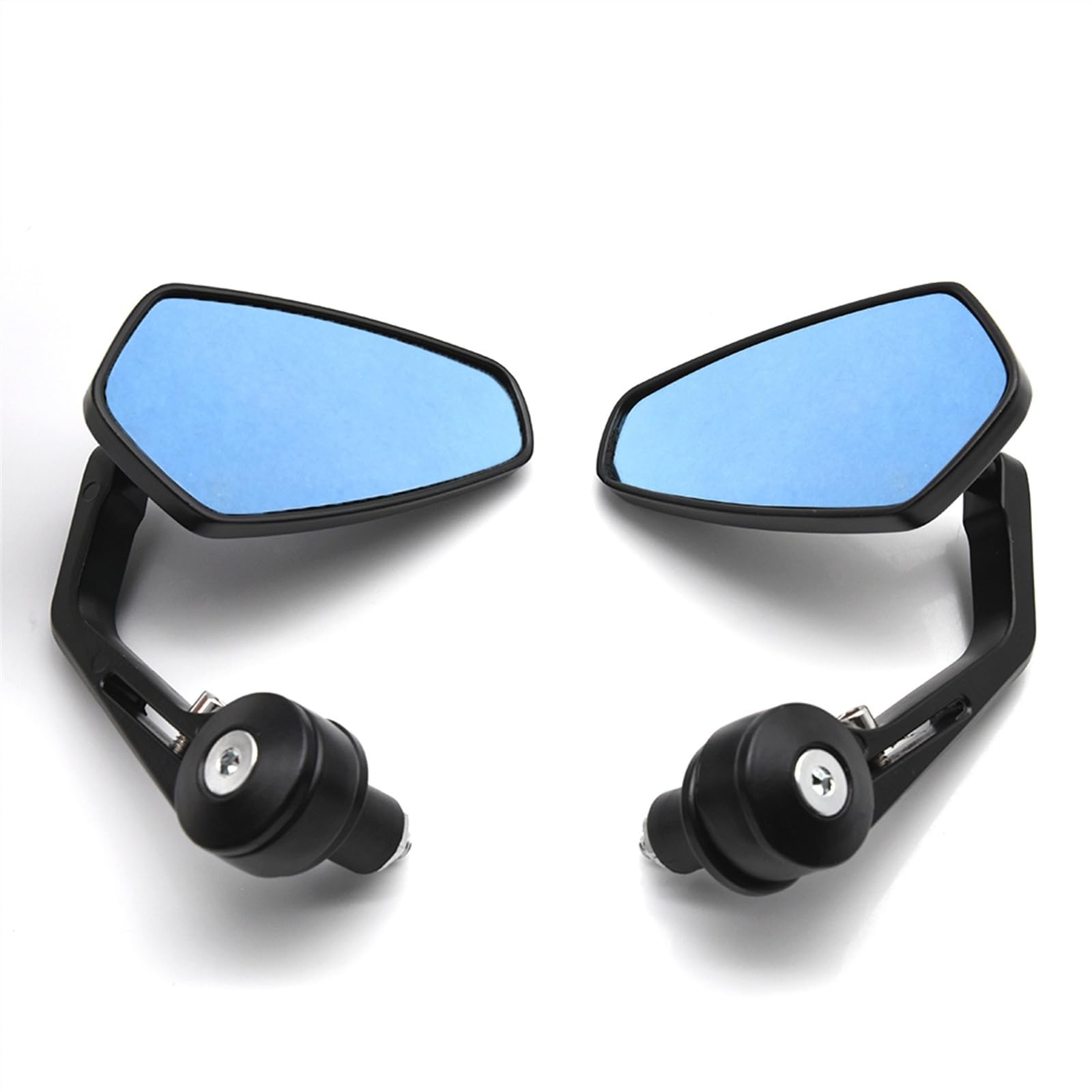 Espejo retrovisor lateral para extremo de barra de 22mm con ajuste angular para moto 8