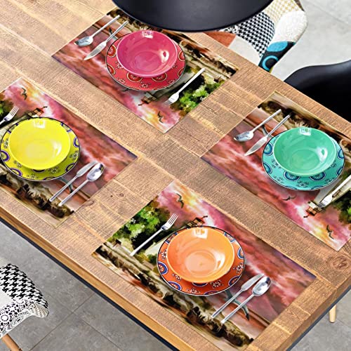 Set de table phare antidérapant et résistant à la chaleur pour table de cuisine - 8
