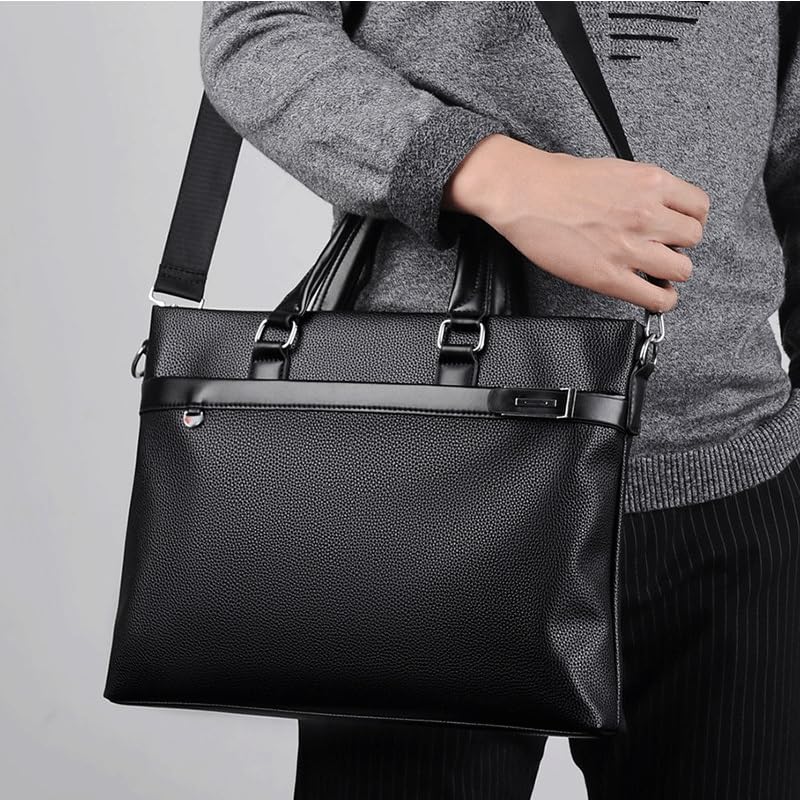 Men's Handbag Business Briefcase Single Shoulder Crossbody Bag Office Workplace3