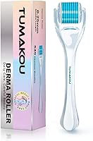 Derma Roller - TUMAKOU Microneedle Roller for Face Scalp Hair - Beard Roller for Women and Men