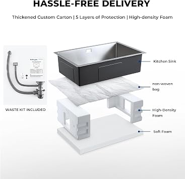 Undermount Stainless Steel Kitchen Sink with Waste Kit Silver 70×45 cm