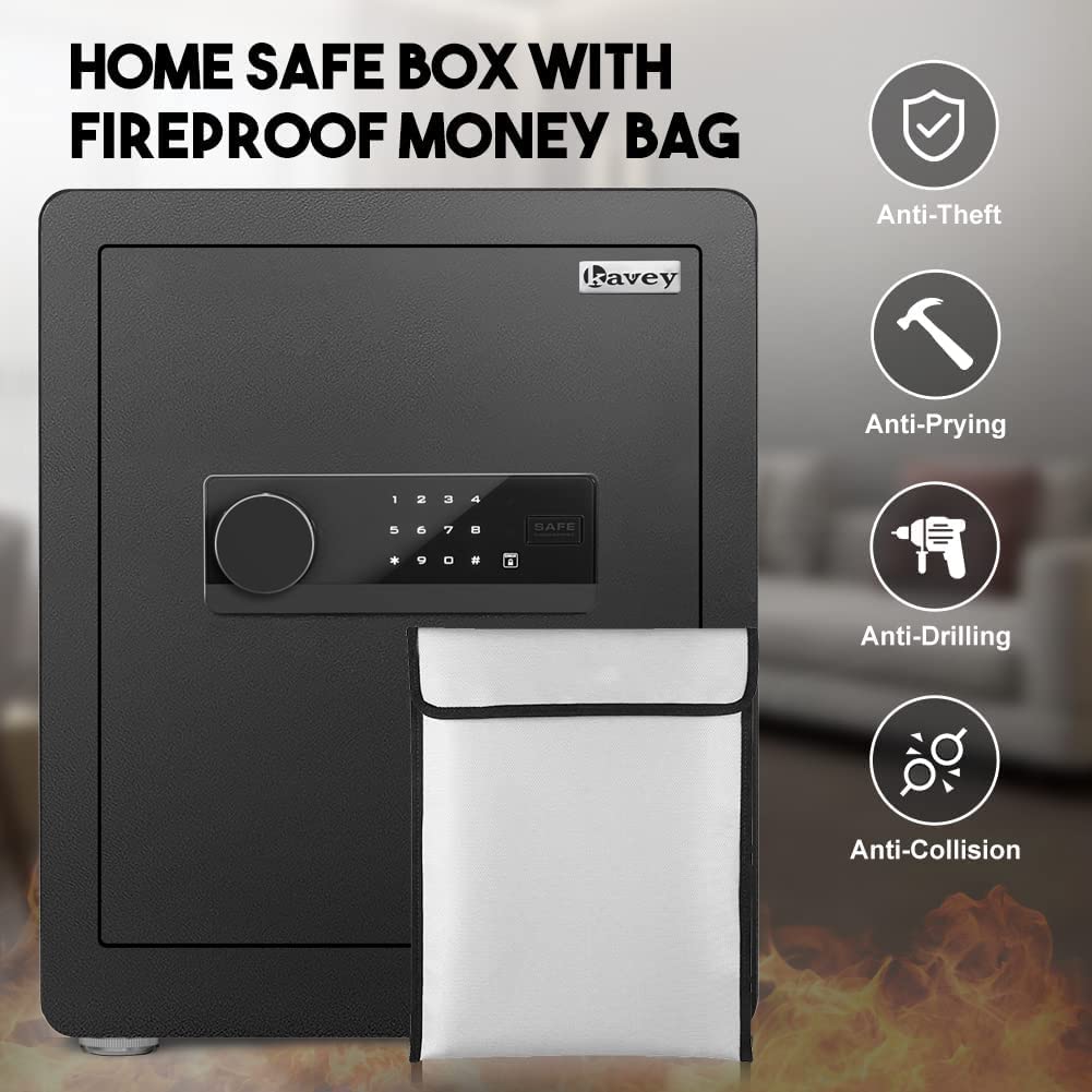 Buy Kavey 2.0 Cub Safe Box Fireproof, Home Safe with Fireproof