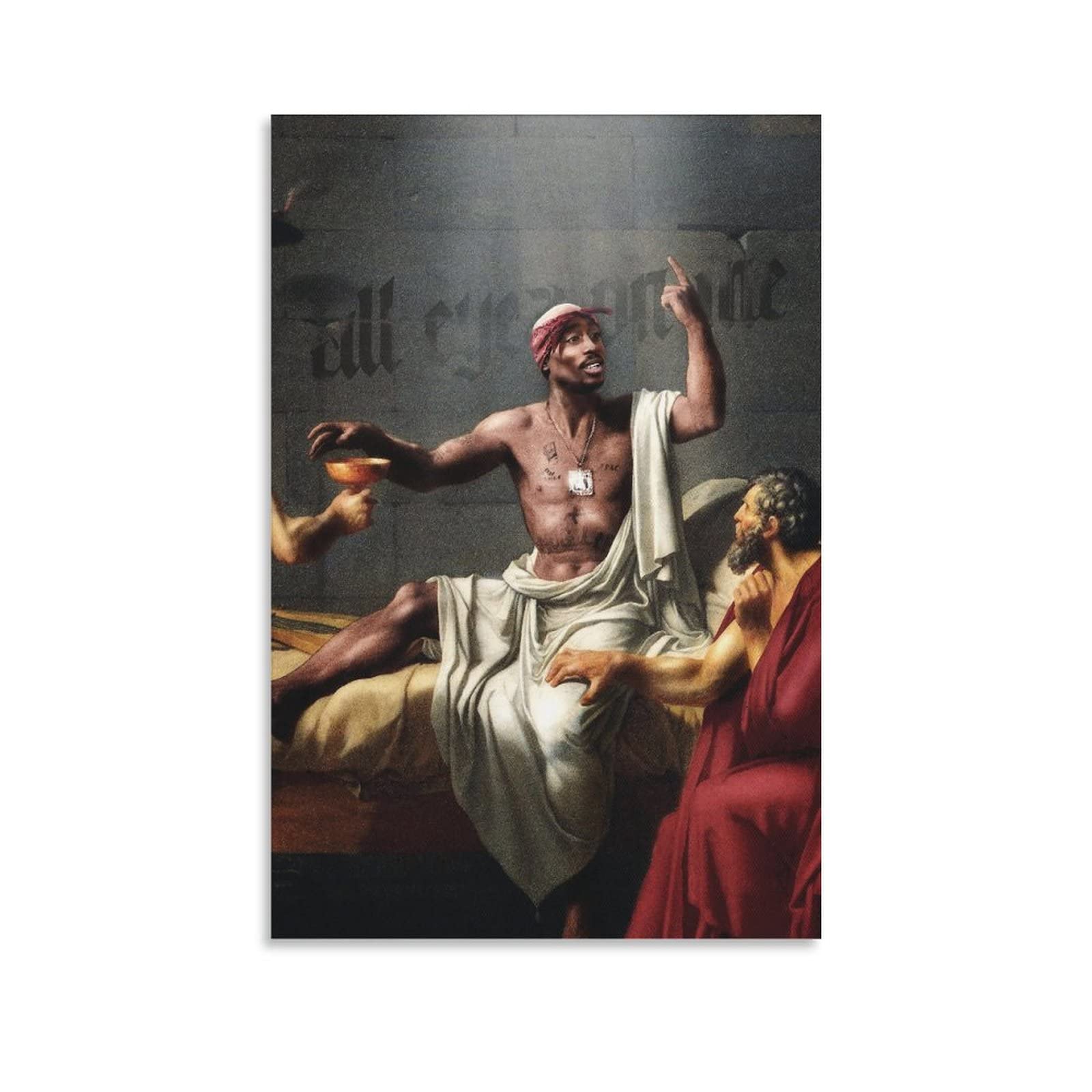 Vida Cotidiana De Socrates Poster Vida Cotidiana De Socrates Canvas Art Poster Picture Modern Office Family Bedroom Decorative Posters Gift Wall Decor Painting Poster 08x12inch(20x30cm)