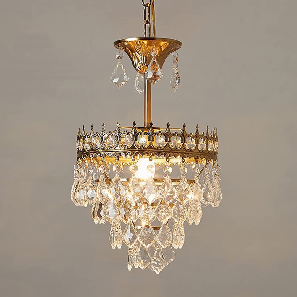 HXYSXHJUO French Style K9 Crystal Chandelier Ceiling Lighting For Living Room Lamp Kitchen Light Fixtures Hanging Lamps Bedrooms Pendant Entryway